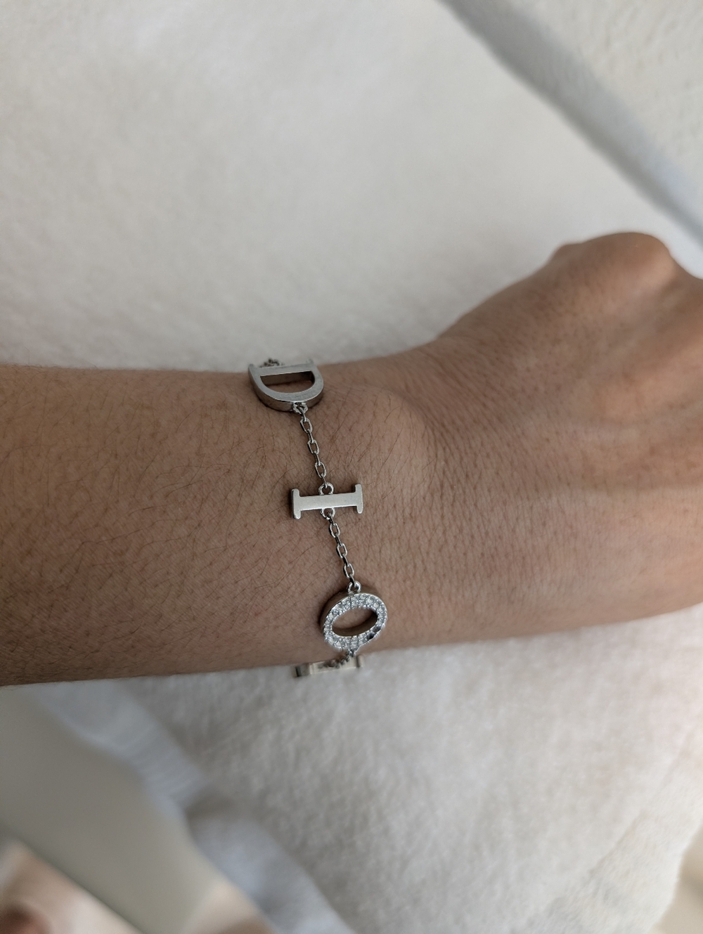 Dior  Silver Bracelet with Stones - Picture 3 of 5